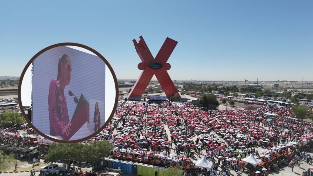 Municipio de Juárez gastó casi 3 millones de pesos en evento por informe de Sheinbaum en la X